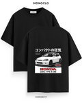 Футболка Monoclo Honda Civic Type R EK9 1998 Halftone – Чорний
