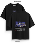 Футболка Skyline GT-R R34 Speedhunters — Чорний, перед 11 см, спина 39 см