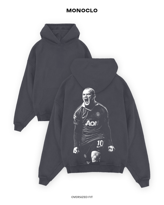 Худі Monoclo Wayne Rooney #10 – Manchester United AON — Сірий