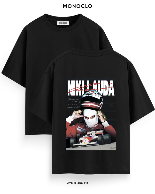 Футболка Monoclo Niki Lauda — Чорний