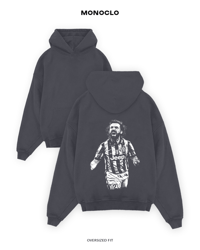 Худі Monoclo Andrea Pirlo – Juventus Jeep Era – Сірий