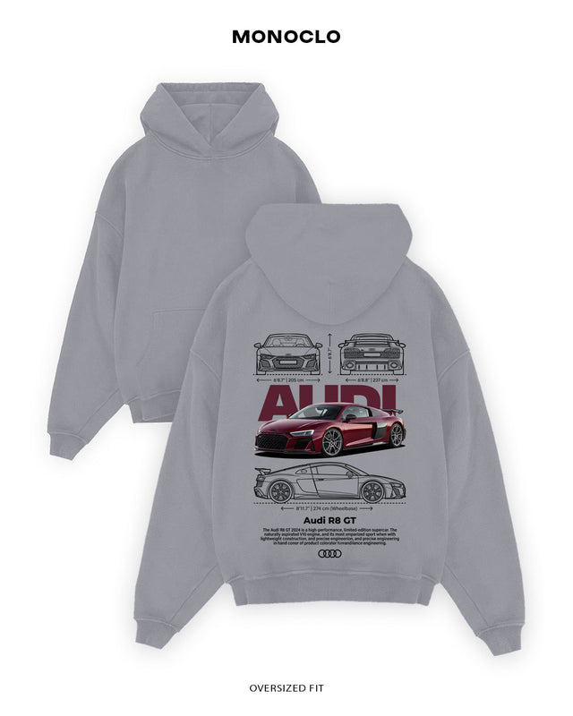 Худі Monoclo Audi R8 GT – Сірий