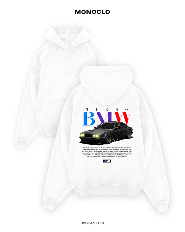 Худі Monoclo BMW 525 Turbo – Білий