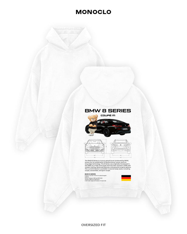 Худі Monoclo BMW 8 Series Teddy – Білий
