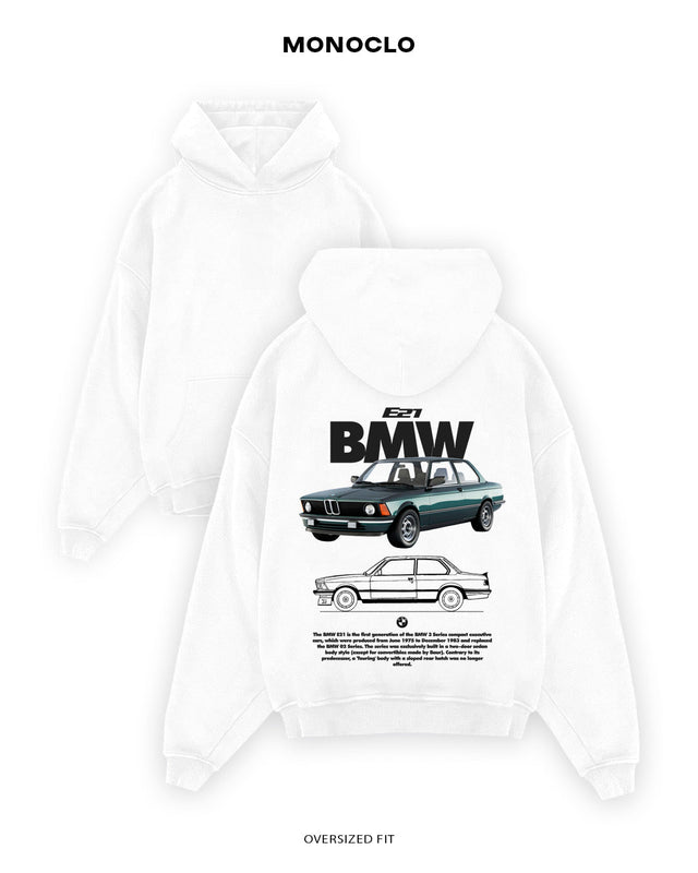Худі Monoclo BMW E21 #2 – Білий