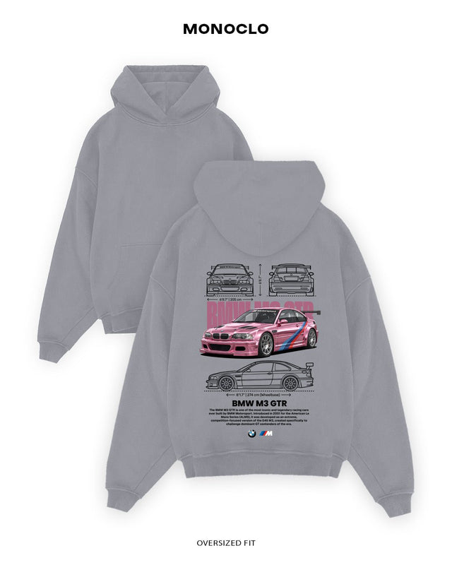 Худі Monoclo BMW M3 GTR – Сірий