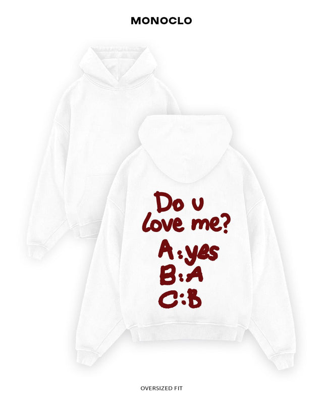Худі Monoclo Do U Love Me Red