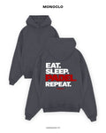 Худі Monoclo Eat Sleep Padel Repeat – Графітовий