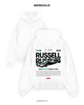 Худі Monoclo George Russell Mercedes F1 2K25 – Білий