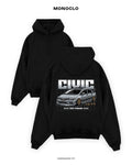 Худі Monoclo Honda Civic FD2 Power – Чорний