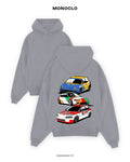 Худі Monoclo Honda JDM Civic Stack – Сірий