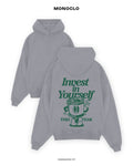 Худі Monoclo Invest in Yourself – Сірий
