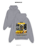 Худі Monoclo Lamborghini Huracan Yellow – Сірий