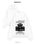 Худі Monoclo Lewis Hamilton 44 Mercedes F1 – Білий