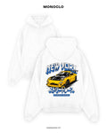 Худі Monoclo Mazda RX-7 New York Street Race – Білий