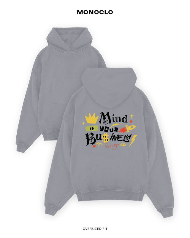 Худі Monoclo Mind Your Business – Сірий