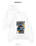 Худі Monoclo Mustang Burnout Mode – Білий