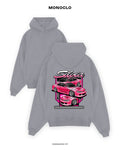Худі Monoclo Nissan Silvia S15 Pink – Сірий