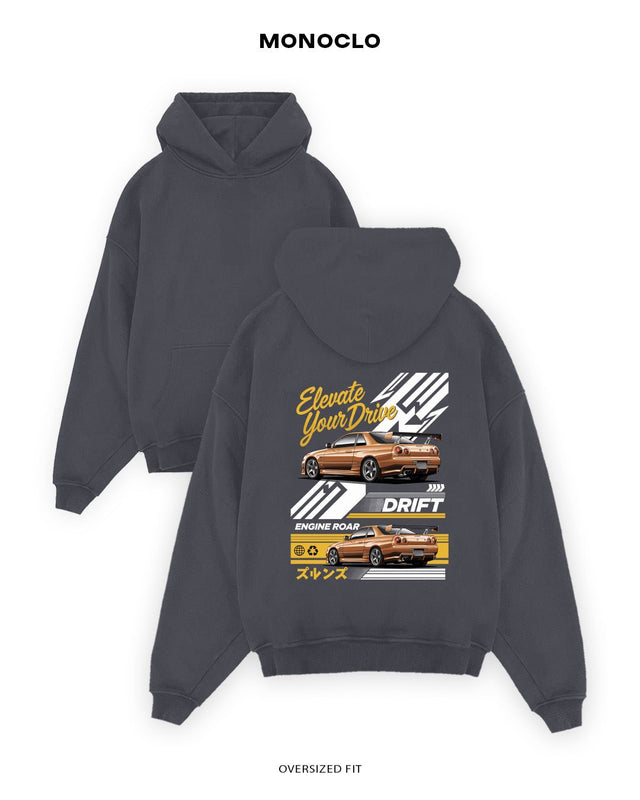 Худі Monoclo Nissan Skyline GT-R R34 Brown