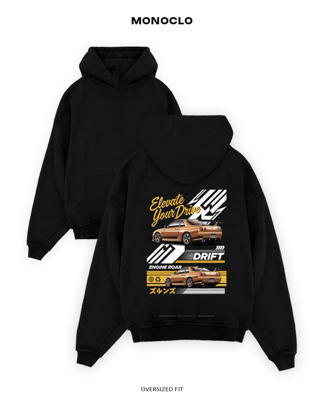 Худі Monoclo Nissan Skyline GT-R R34 Brown