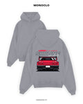 Худі Monoclo Nissan Skyline GT-R R34 LBWK Super Silhouette – Сірий