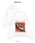 Худі Monoclo Porsche Halftone Race Car – Білий
