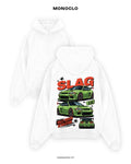 Худі Monoclo Subaru Impreza WRX GC8 Green – Білий