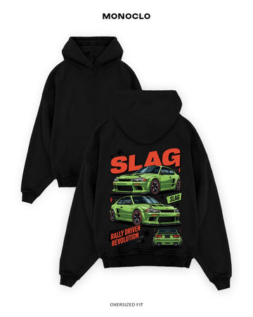 Худі Monoclo Subaru Impreza WRX GC8 Green – Чорний