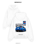 Худі Monoclo Subaru WRX STI Blue – Білий