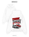 Худі Monoclo Toyota AE86 Touge Battle – Білий