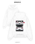 Худі Monoclo Toyota Supra A80 x Nissan Skyline R34 – Білий