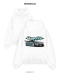 Худі Monoclo Toyota Supra Gray – Білий
