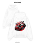 Худі Monoclo Toyota Supra Red – Білий