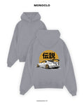 Худі Monoclo Toyota Supra Yellow Sunset – Сірий