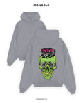 Худі Monoclo Turbo Skull – Сірий