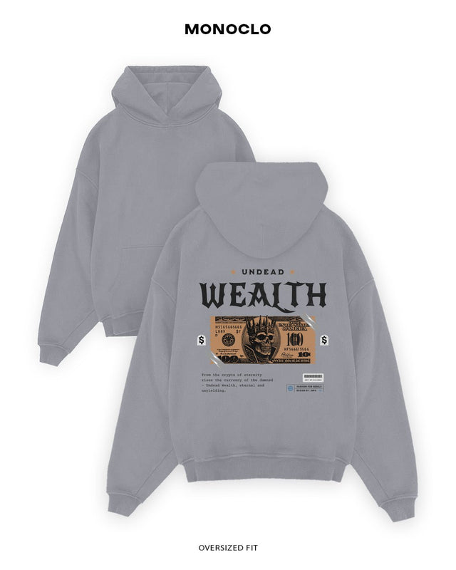 Худі Monoclo Undead Wealth – Сірий