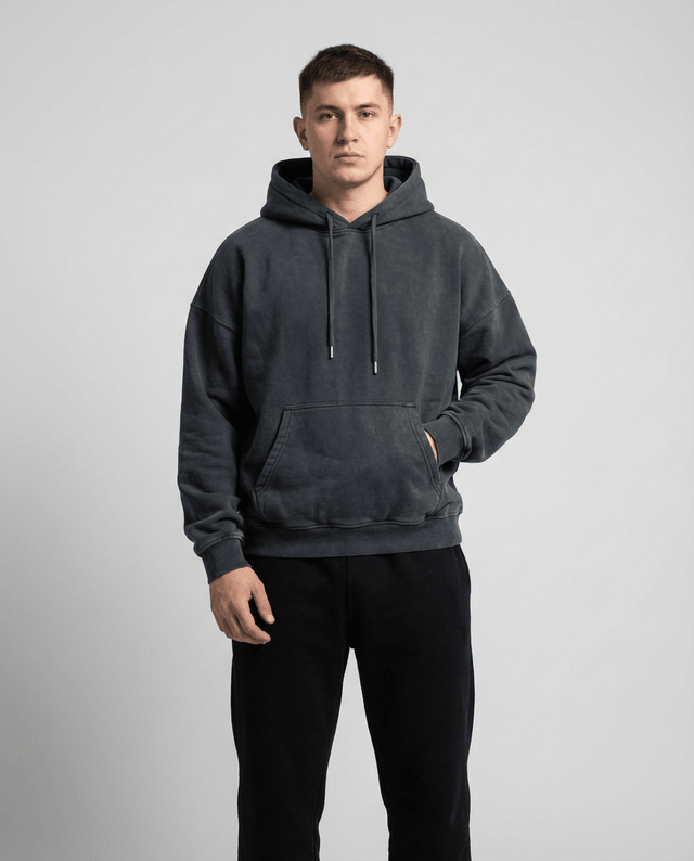 Худі oversize варене вінтаж графіт