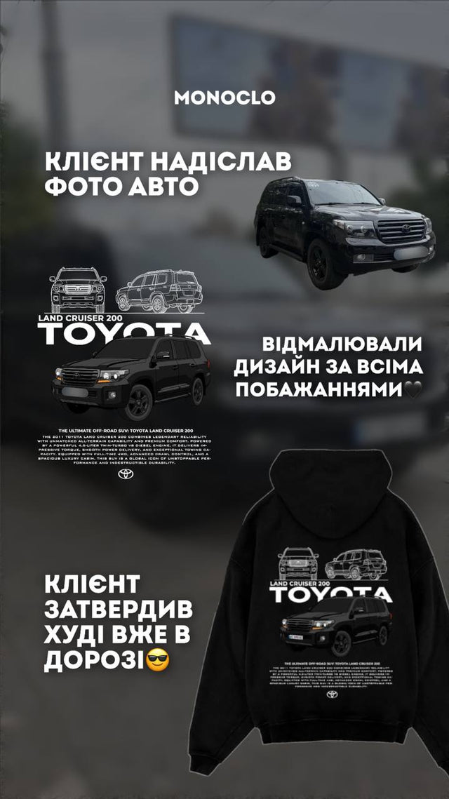 Худі з вашим авто – S
